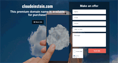 Desktop Screenshot of cloudeinstein.com